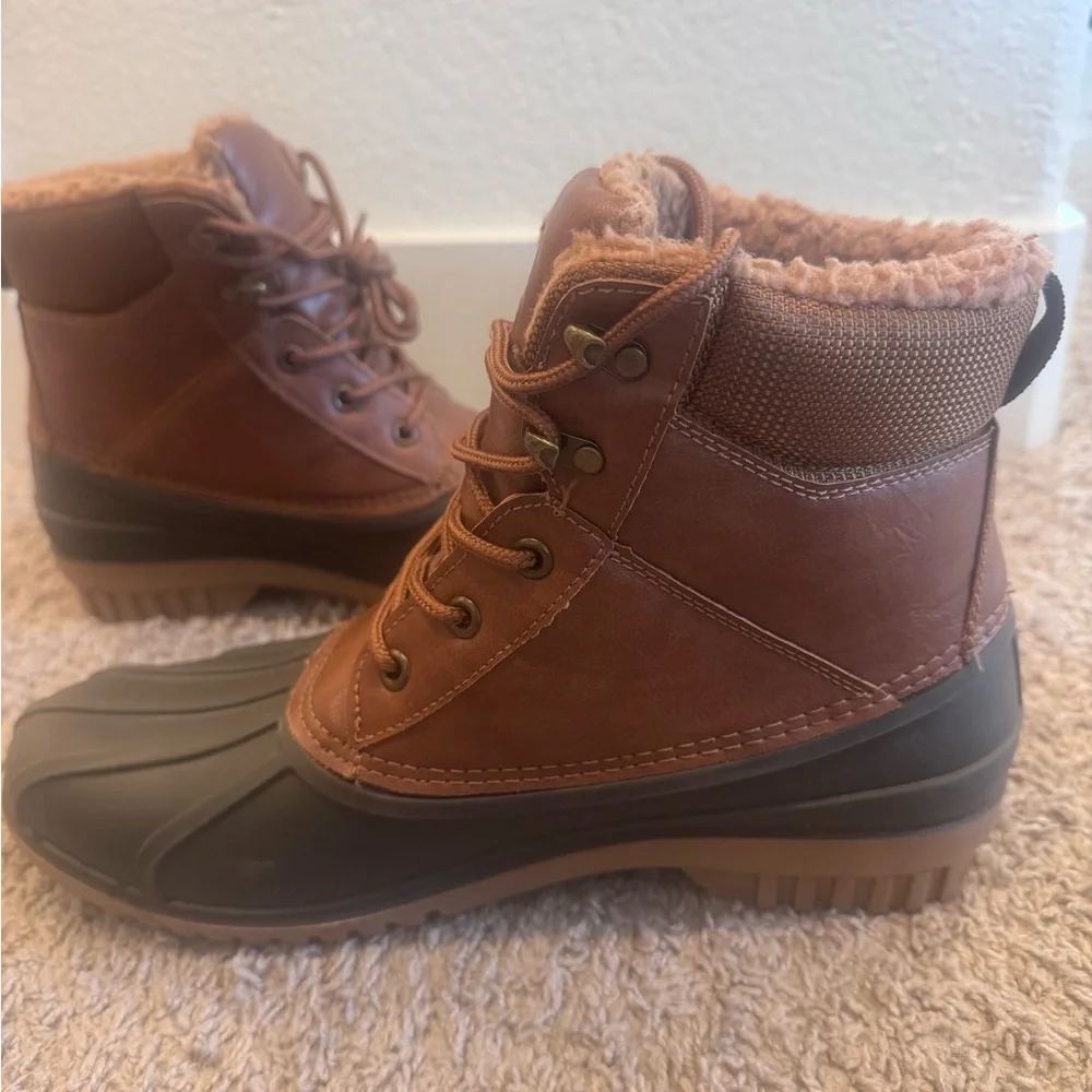 London Fog Aspen Men’s Duck Waterproof Boots Size 11